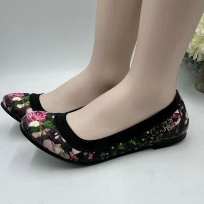 Zapatos planos de ballet Givenchy rosa estampado floral multicolor talla 38/7-7,5 Foto 1 de 4