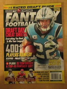 2020 Draft Engine Fantasy Football Christian McCaffrey Carolina Panthers - Picture 1 of 11