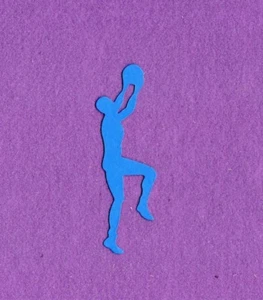 BASKETBALL PLAYER 2 die cuts - Picture 1 of 1