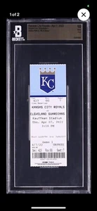 BOBBY WITT JR 2022 MLB Debut FULL Ticket Beckett 10 GEM MINT, ROYALS, RARE!!! - Picture 1 of 2