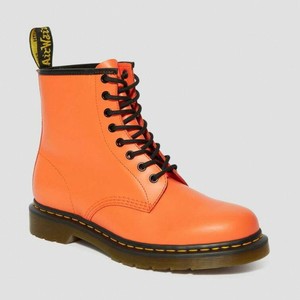 burnt orange doc martens