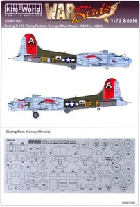 Kits Calcomanías Mundiales 1/72 B-17G FLYING FORTRESS TOLDO Y RUEDAS MÁSCARA DE PINTURA Revell - Imagen 1 de 2