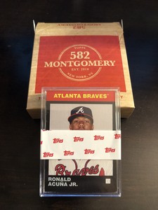 2021 Topps 582 Montgomery Club Set #5 Complete Sealed Set Including Autograph