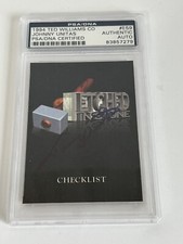 1994 Ted Williams Card Company Johnny Unitas Auto.PSA Authenticated 