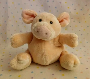 Gund Baggabeans Pink Pig Miniature Stuffed Animal Beanbag Plush Toy 4" 60900 - Picture 1 of 7