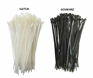 100 x Kabelbinder 7,8x540mm natur oder schwarz, für Bündel bis 160mm - Bild 1 von 3