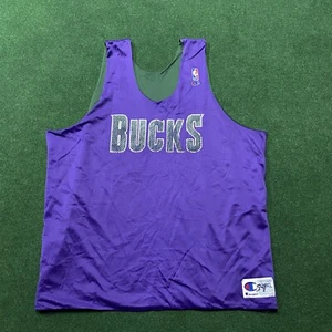 Milwaukee Bucks PLAYER ISSUE Tractor Traylor Jersey Mens 3XL VINTAGE Champion - Picture 1 of 12