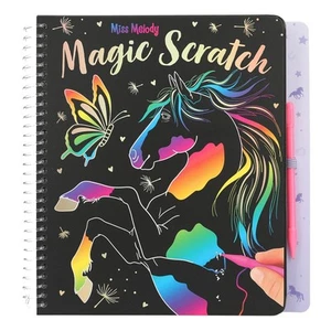 Depesche 12731 Miss Melody Magic Scratch Book with 20 Pages of Fantastic Scratch - Afbeelding 1 van 5