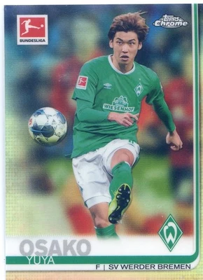 2019-20 Topps Chrome Bundesliga Refractor #84 Yuya Osako - SV WERDER BREMEN - Image 1 of 2