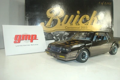 GMP BUICK GNX EDICIÓN CONMEMORATIVA.NEGRO Y CROMO 1 DE 2003 HERMOSO NUEVO EN CAJA Foto 1 de 4