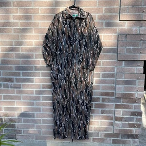 Game Winner Coveralls Mens Large Camouflage Hunting Vintage Unlined - Picture 1 of 17