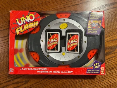2007 UNO Flash Electronic Card Game Mattel ~ Tested/Works - Image 1 of 4