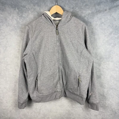 LL Bean Sudadera con Capucha Para Hombres XL Sherpa Forrada de Vellón Cremallera Completa Con Capucha Foto 1 de 4