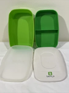 Bentgo Lunch Box Bright Green Kids and Adult Lunch Container - Picture 1 of 11