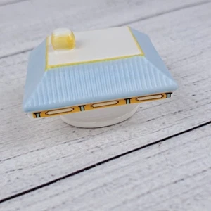 Lenox Spice Village Porzellan Basilikum Haus Dose 2nd Ed Ersatzdeckel nur - Bild 1 von 11