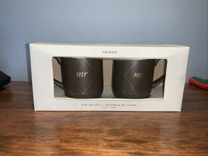 Brand New: Fringe 2 Mr. & Mr. Set of 12 oz Coffee Mugs - Picture 1 of 1