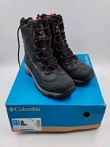 Columbia Bugaboot III Stivali Impermeabili 200g - Taglia 11 - Nero e Rosso (F1-B3) - Foto 1 di 18