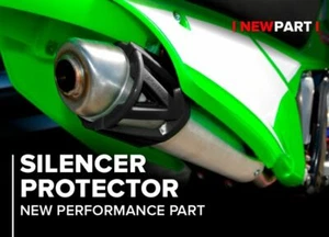 Protezione scarico silenziatore universale Polisport 2 tempi 200 - 330 mm Verde MX - Foto 1 di 2