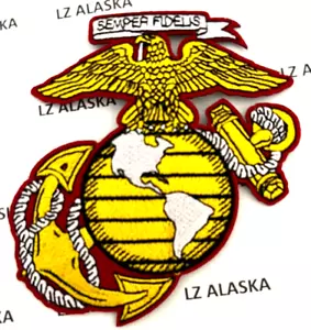 U.S. MARINE CORPS AQUILA, GLOBO E ANCORA "SEMPER FIDELIS" PATCH (MC1) USMC - Foto 1 di 3