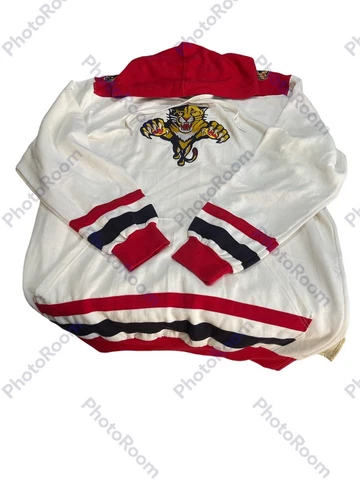 Preowned NHL Florida Panthers stitch Sweater With Hoodie Size XLT R3 Cover