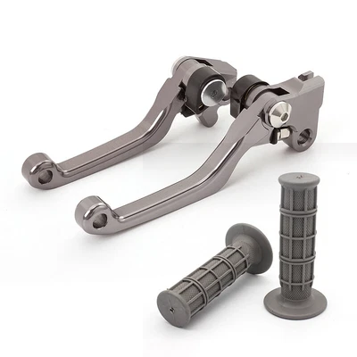FXCNC para Honda CRF250R 2004-2006 Dirtbike embrague freno pivote palancas agarre gris Foto 1 de 4