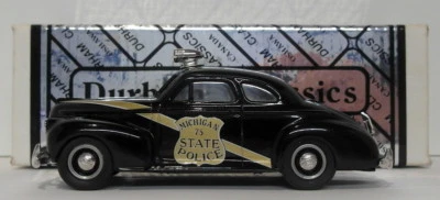 Durham Classics 1/43 Scale DC5DV2 - 1941 Chevrolet Michigan State Police Cruiser - Image 1 of 4