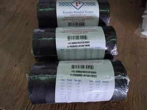 BLACK commercial fishing net hanging twine #15 3lb high qualityUSA strong shrink - Picture 1 of 1