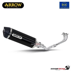 Scarico completo Arrow Race-Tech omologato dark per Yamaha Tmax 560 2020-2021 - Imagen 1 de 8