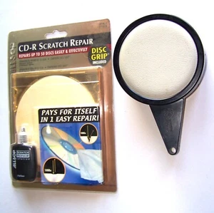 NOS ALLSOP CD-R Scratch Repair Kit Repairs up to 50 Discs plus ORBITRAC 3 - Picture 1 of 4
