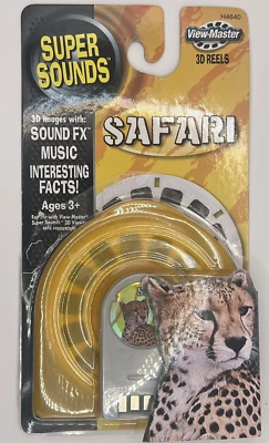 Discovery Channels Sounds Learning SAFARI Animals view-master Reels Pack - Image 1 of 4