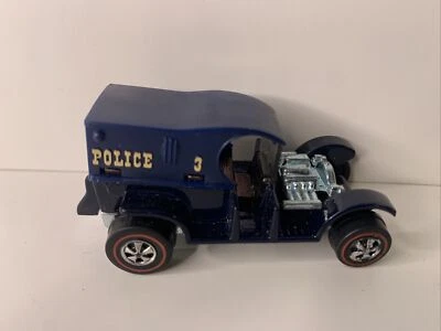 Vintage Hot Wheels Redline 1969 Police 3 Paddy Wagon New - Image 1 of 4