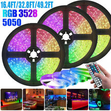RGB Led Light Strip with Remote and Power Adapter for TV Bedroom Room Home Decor