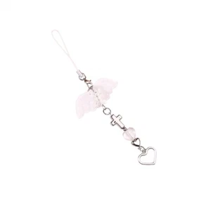 Handmade Angel Wing Beaded Phone Charm Phone Chain for Fashionable Individuals - Zdjęcie 1 z 8