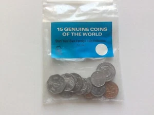 15 Genuine Coins of the World Some from the 1960s - Picture 1 of 1