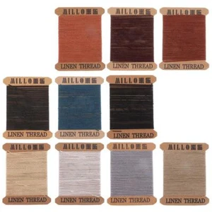 0.55mm Linen Leather Waxed Thread Cord Leather Thread Flat - Picture 1 of 17