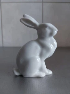 DDR Porzellanfigur-~Lichte-~Hase-~Kaninchen -~ - Bild 1 von 12