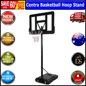 Centra Basketball Hoop Stand Portable 3.05M Height Adjustable Net Ring Backboard - Picture 1 of 12