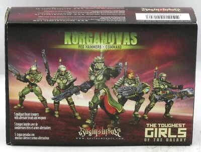 Raging Heroes 21703 Red Hammers Command (Kurganovas) Female Infantry Officers - Image 1 of 4