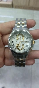 Seiko watch chronograph dial Premier men stainless steel very good condition - Picture 1 of 6