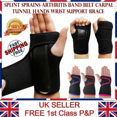 LTGPRO Wrist Support Neoprene Brace Splint Carpal Tunnel Sprain Strain Arthritis - Image 1 of 3