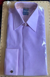 Vintage Renown 2000 Mens Dress Shirt 15 Collar Lilac Light Purple, Still Wrapped - Picture 1 of 12