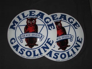 15" MILEAGE GAS PUMP GLOBE LENSES - Picture 1 of 1