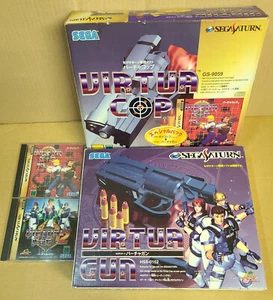 SEGA SATURN VIRTUA GUN 2 Controllers HSS-0122 HSS-0152 + VIRTUA COP 1 2 Boxed #4 - Picture 1 of 23