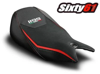 Ducati 1199 Panigale Seat Cover 2011-2015 Veloce Tec-Grip Suede Black Luimoto - Image 1 of 3