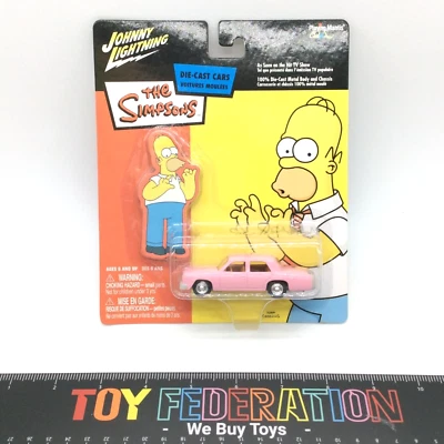 Johnny Lightning The Simpsons HOMER'S CAR 1:64 Die-Cast Car - Image 1 of 3