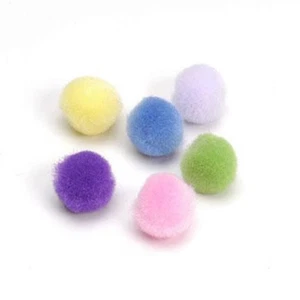 Pompons Darice 10mm x 100 Couleurs Printemps / Pastels - Imagen 1 de 1