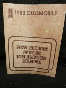 Oldsmobile 1983 New Product Information Original Shop Service Manual - Bild 1 von 3