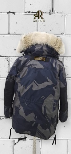 CANADA GOOSE rivestimento pelliccia d'oca canada