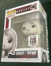 Funko Pop! Movies: Bride of Chucky #1463 Unique Chucky/Tiffany ‘23 HT Scare Fair