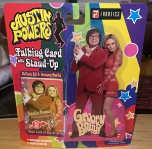 Austin Powers sprechende Karte mit Ständer - Serie 1 - Groovy Baby - ungeöffnet, gebogene Karte - Bild 1 von 8